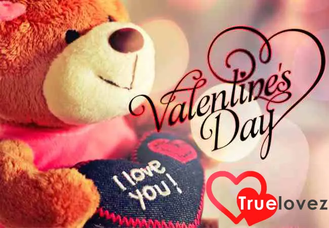 Valentine day Teddy greeting card