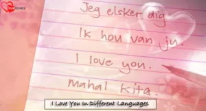 Say I Love You In Different Languages